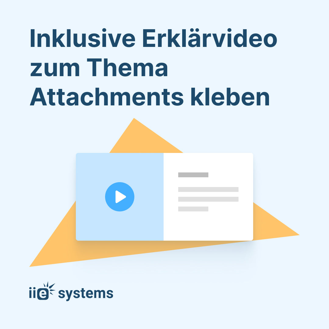 Attachments kleben