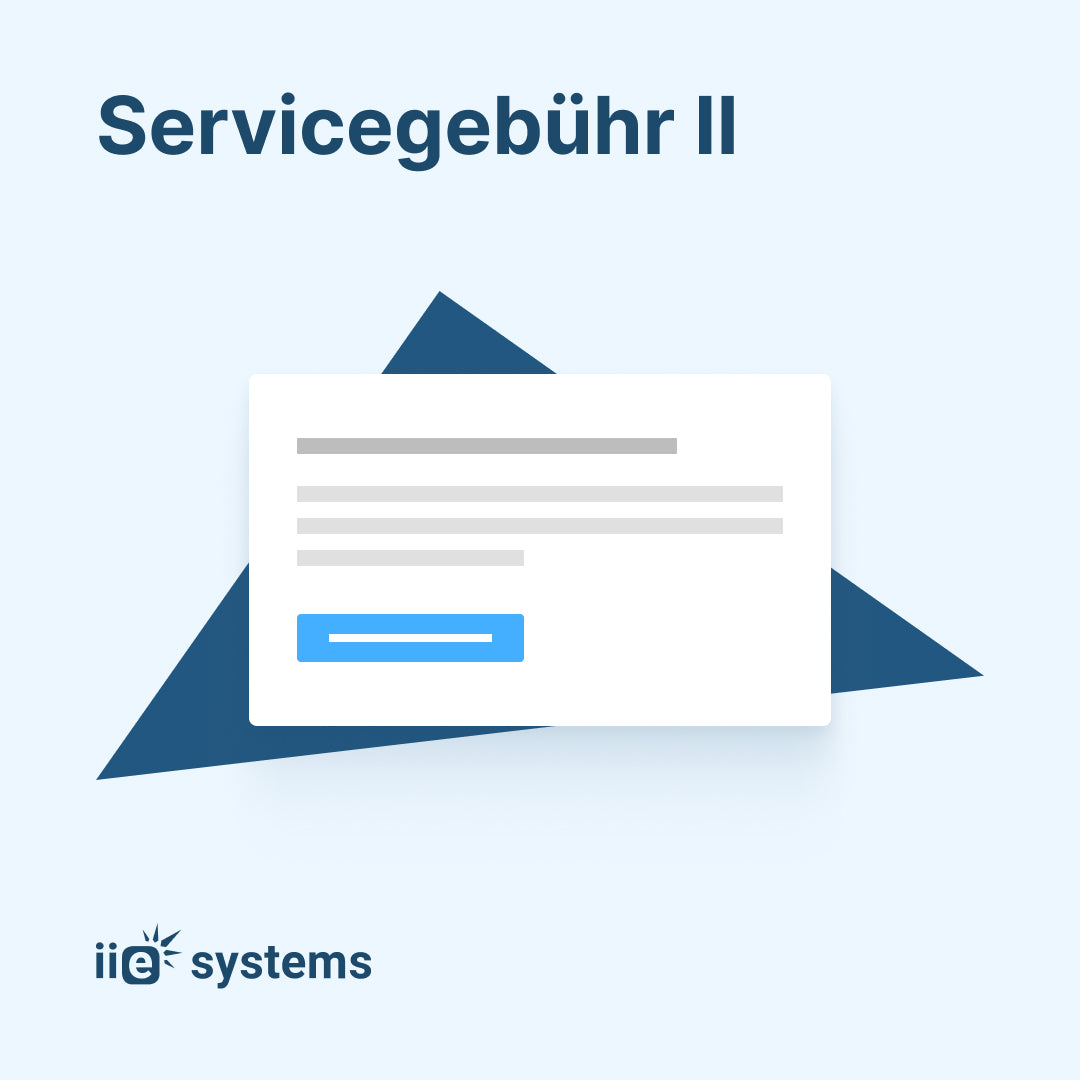 Servicegebühr II