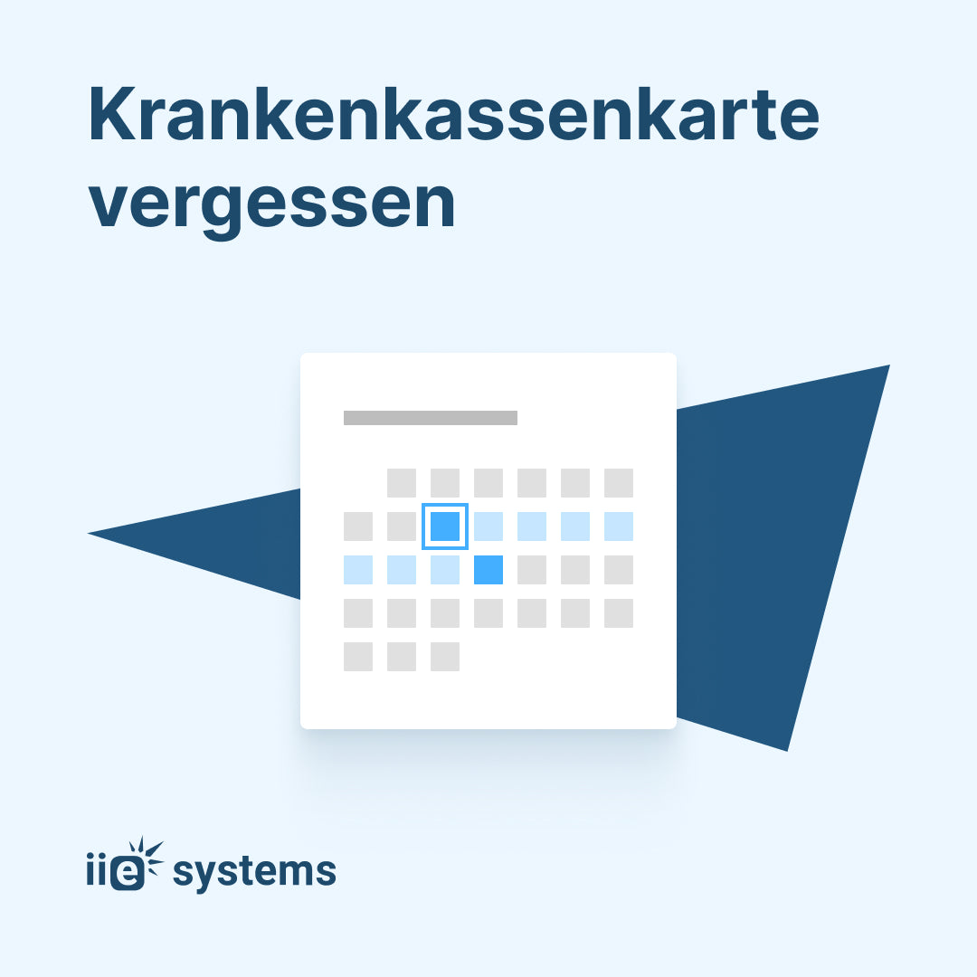 Krankenkassenkarte vergessen (Info Template)