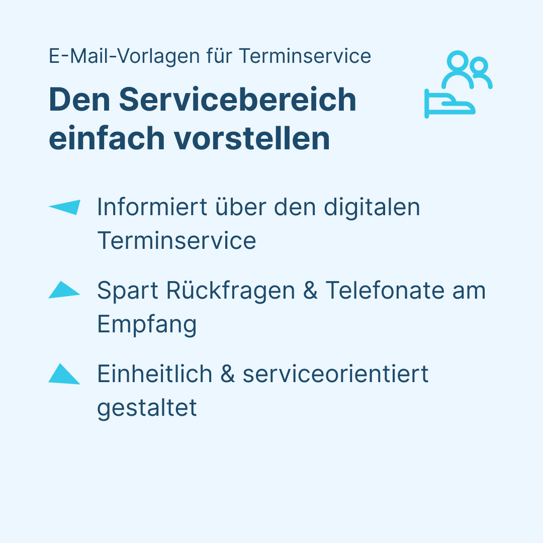 Patienteninfo: Terminservice (mit Verschiebung)