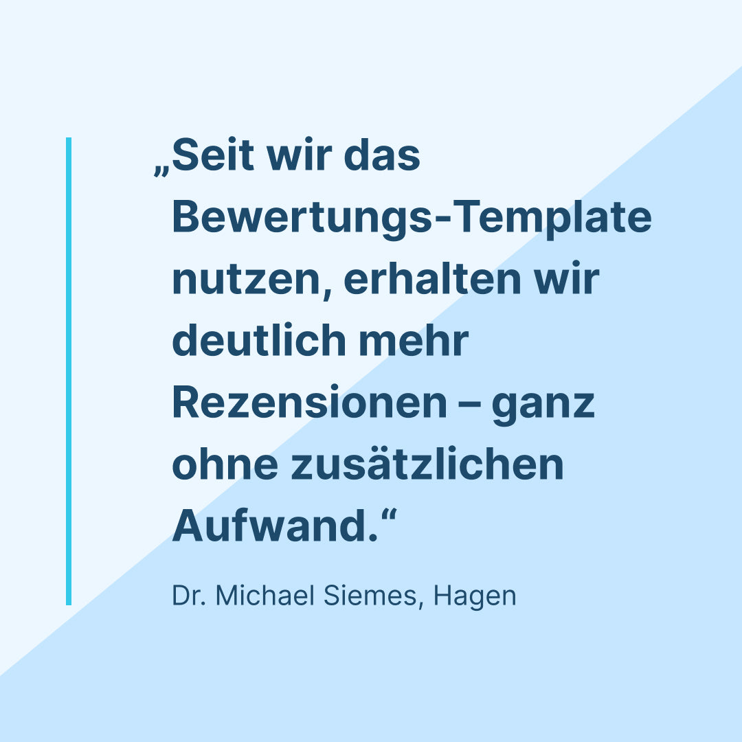 Google & Jameda Bewertung