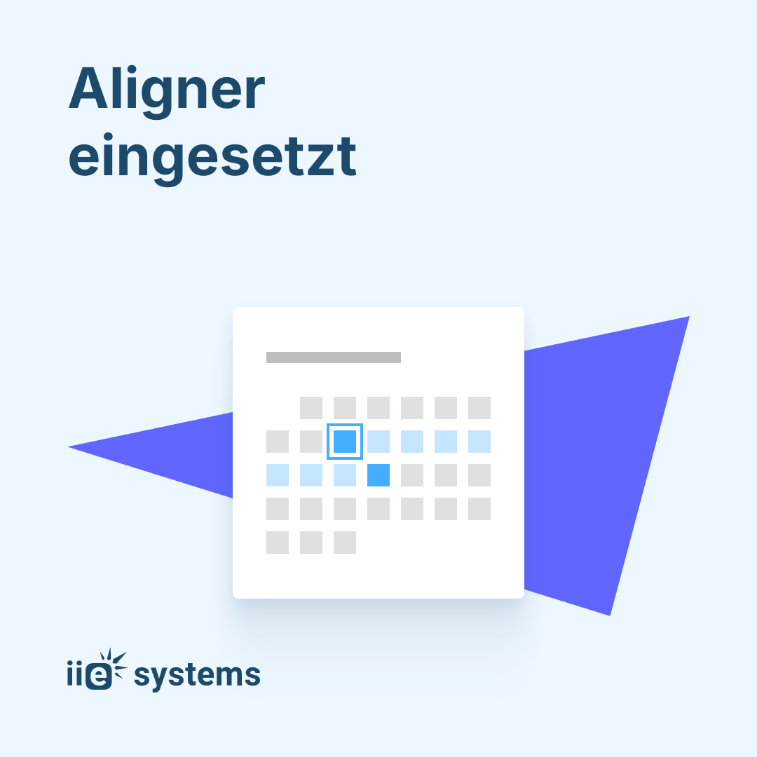 Aligner eingesetzt