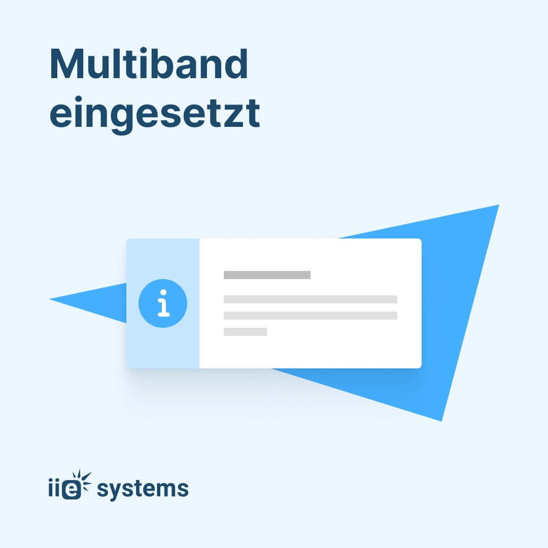 Multiband eingesetzt