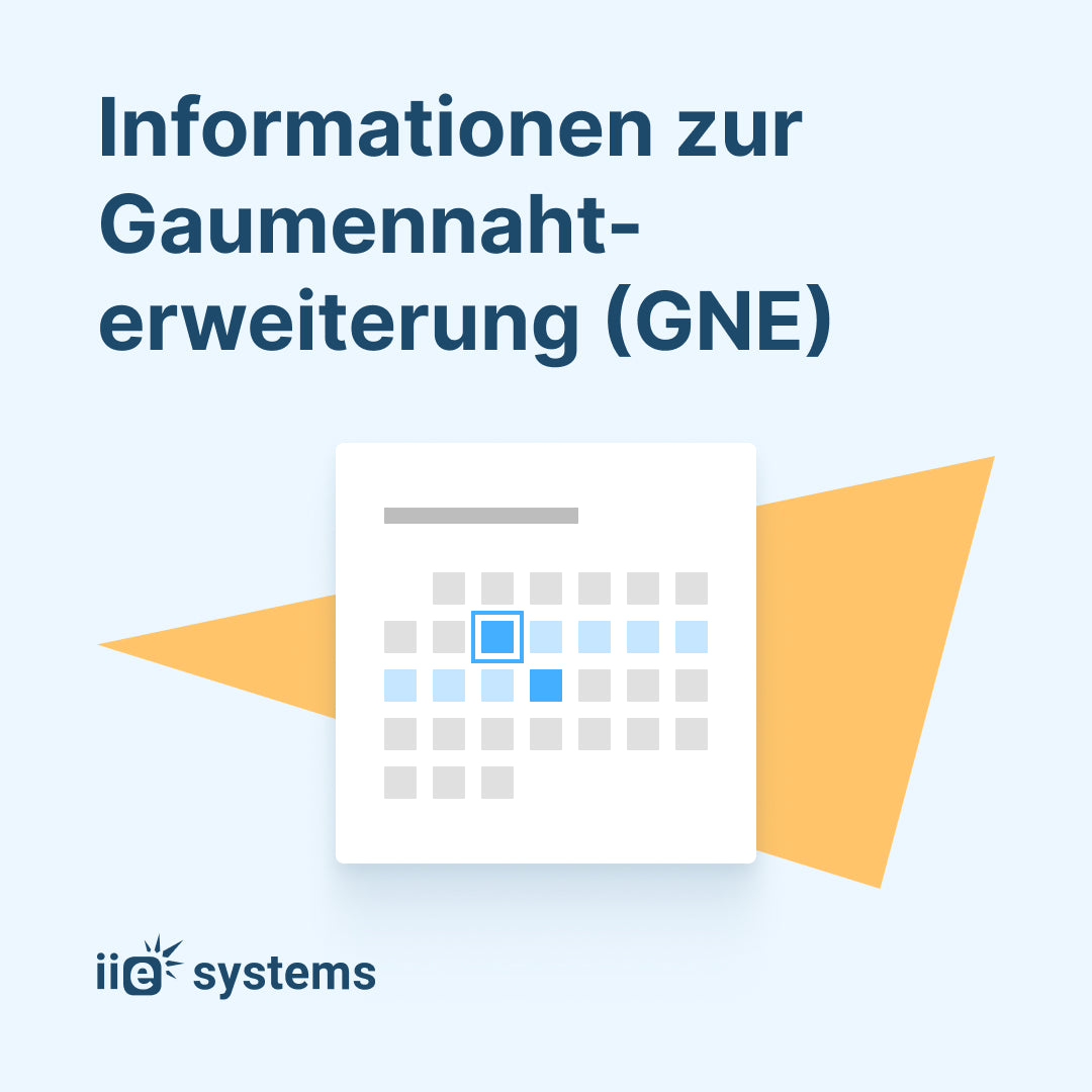 Informationen zur Gaumennahterweiterung (GNE)