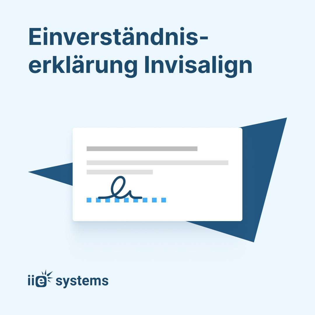 Einverständniserklärung Invisalign