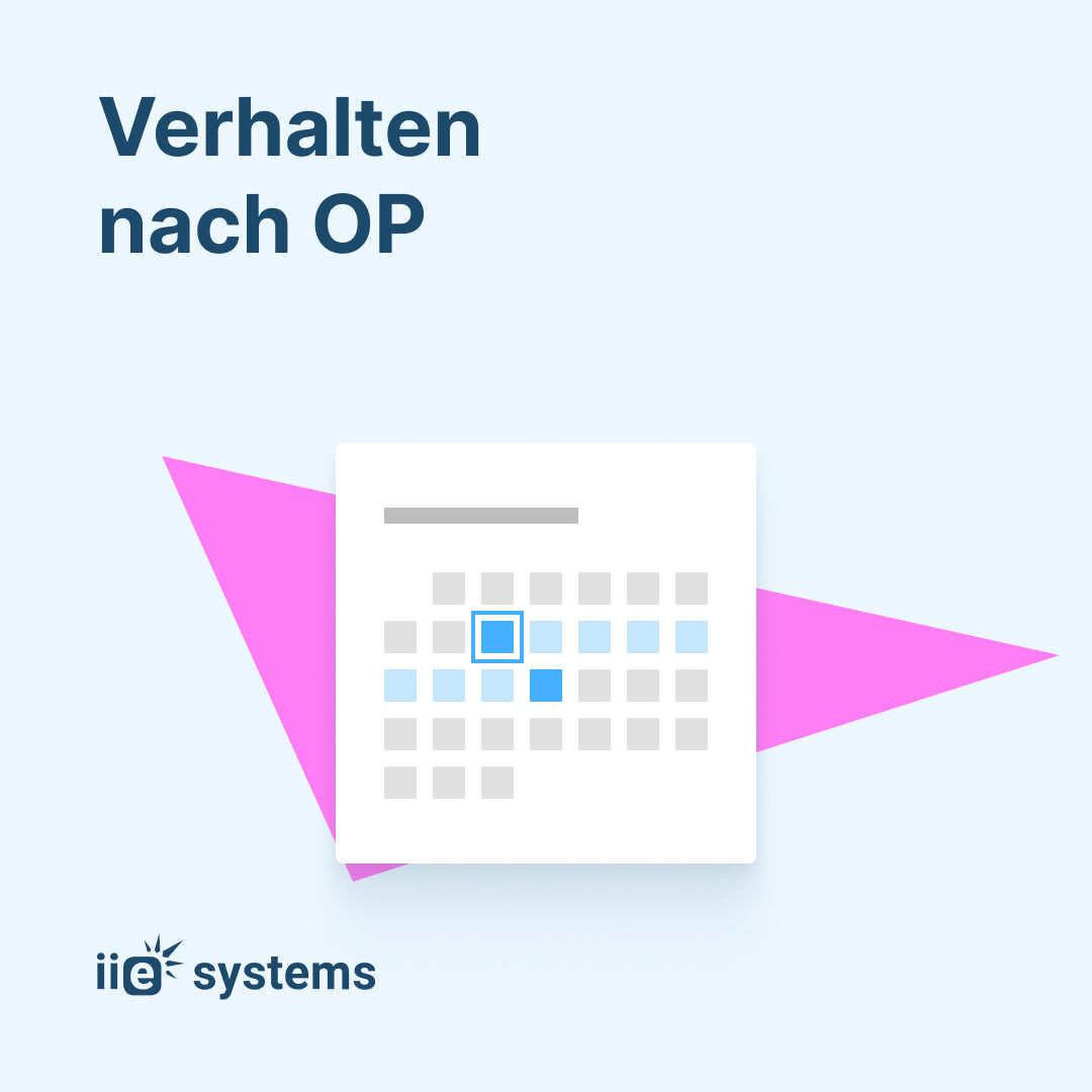 Verhalten nach OP